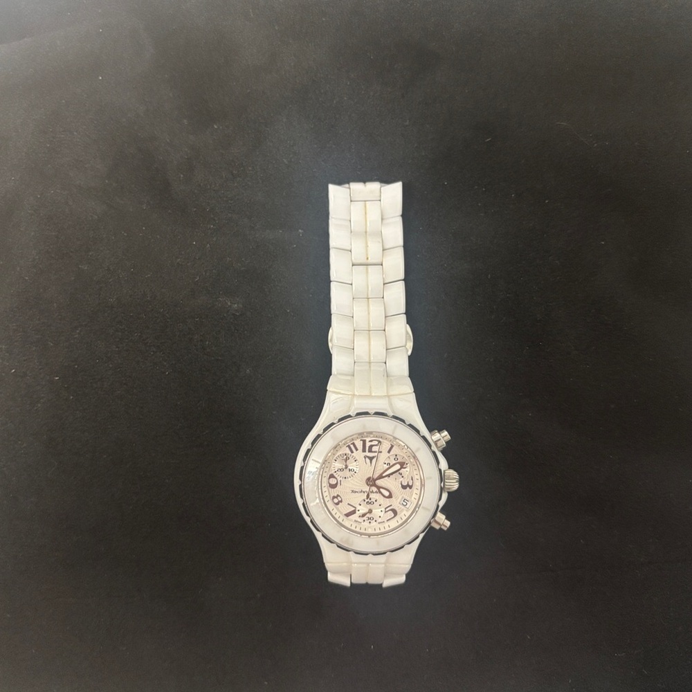 White Chronograph Watch